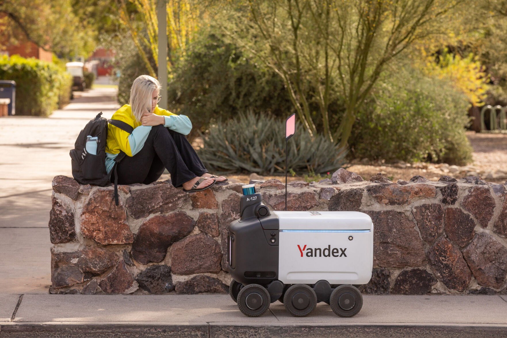 Grubhub, robot, delivery